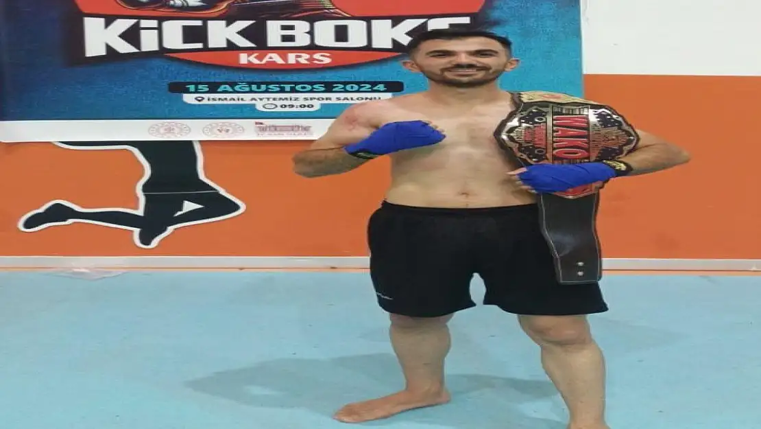 Uluslararası Kick Boks Maçında Mehmet Aktaş'tan Büyük Başarı