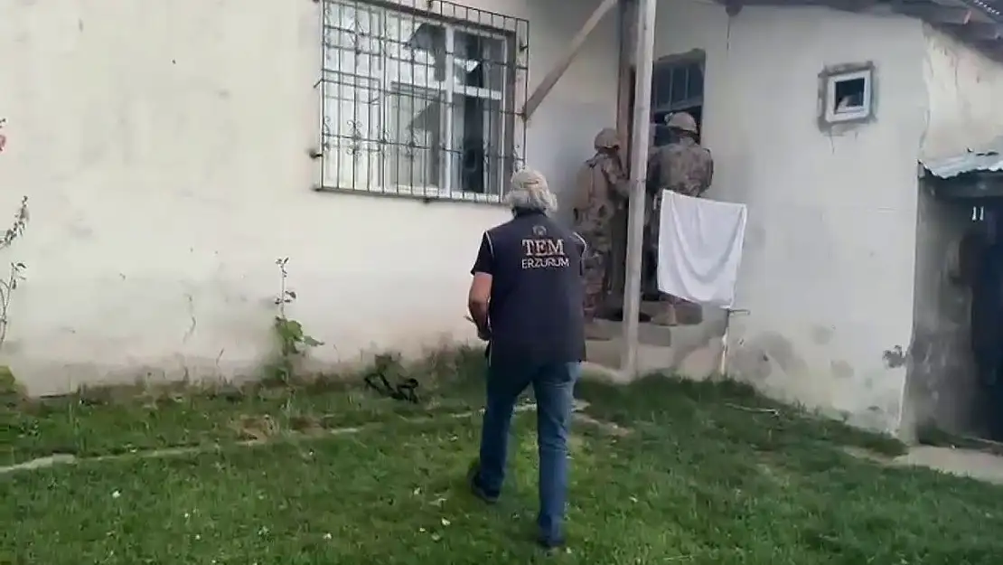 Erzurum'da terör propagandası yapan 4 şahsa gözaltı