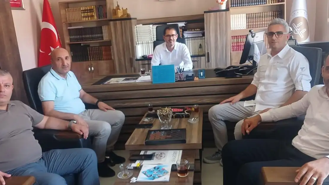 Doğubayazıt İlçe Şube Müdürü Murat Polat'a Hayırlı Olsun Ziyareti