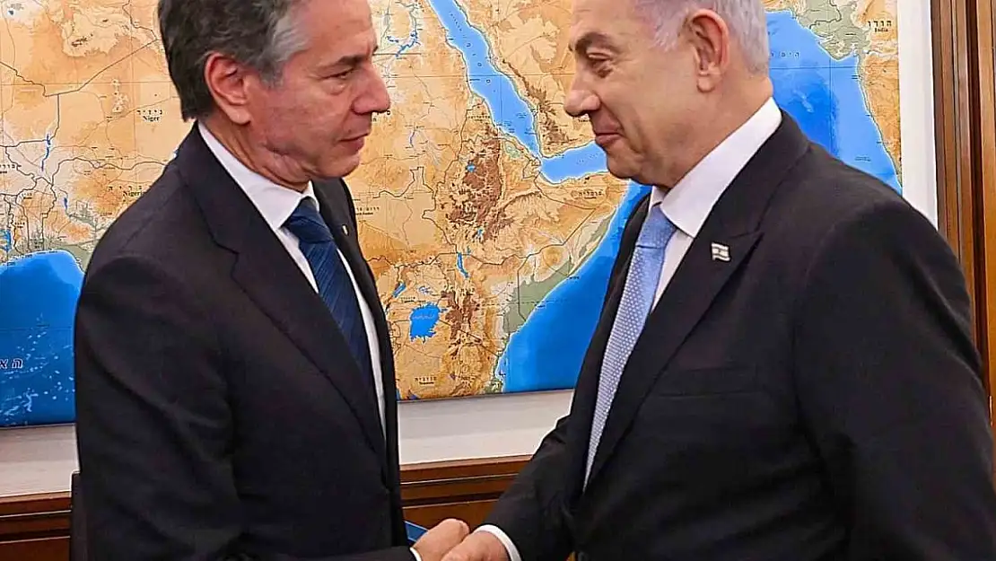 İsrail Başbakanlık Ofisi: 'Blinken ve Netanyahu'nun görüşmesi olumlu geçti'