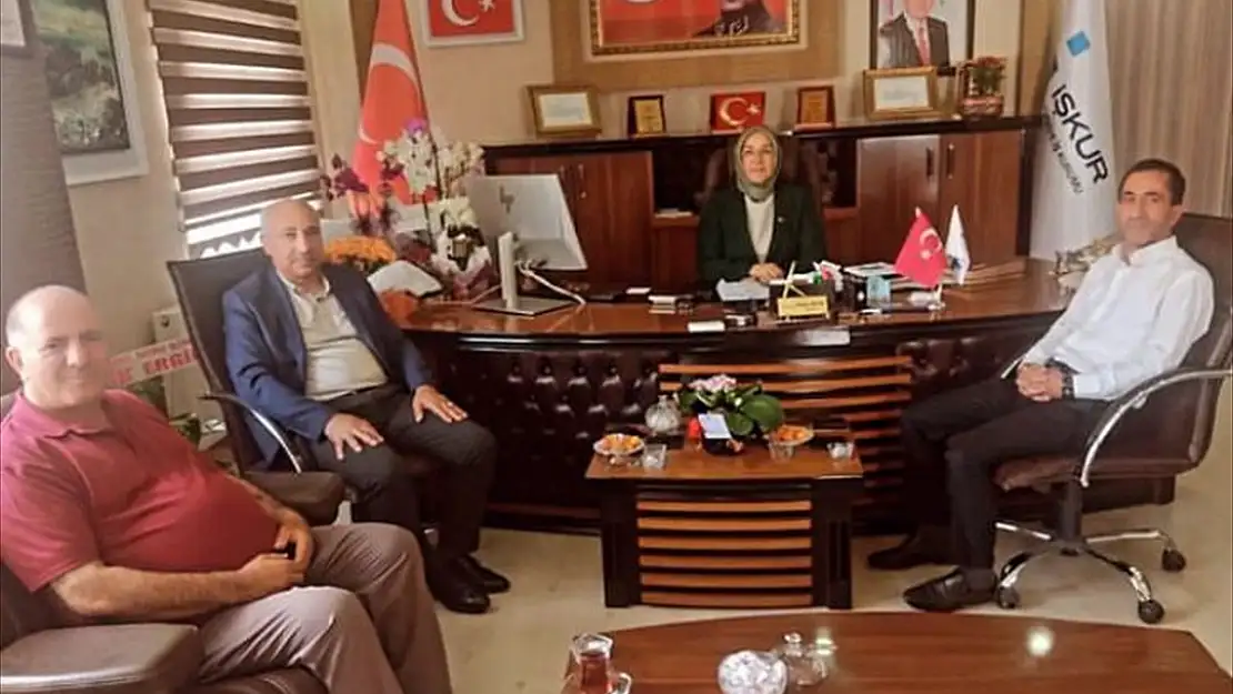 MHP Van İl Başkanı Güngöralp'ten İŞKUR Müdürü Biçek'e ziyaret