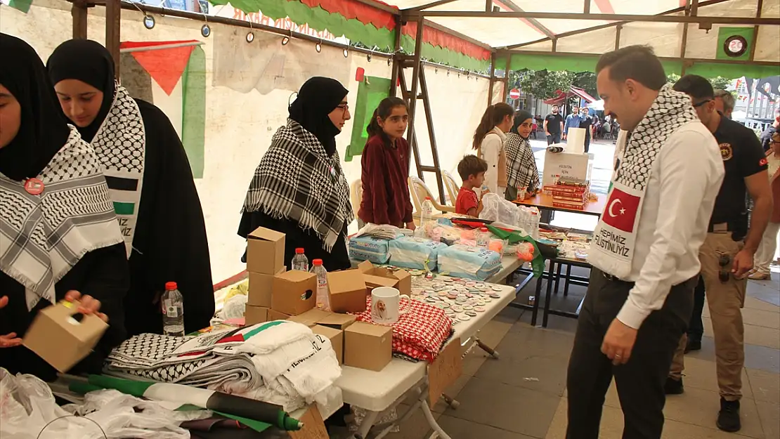 Malazgirt'te Gazzeliler için kermes düzenlendi