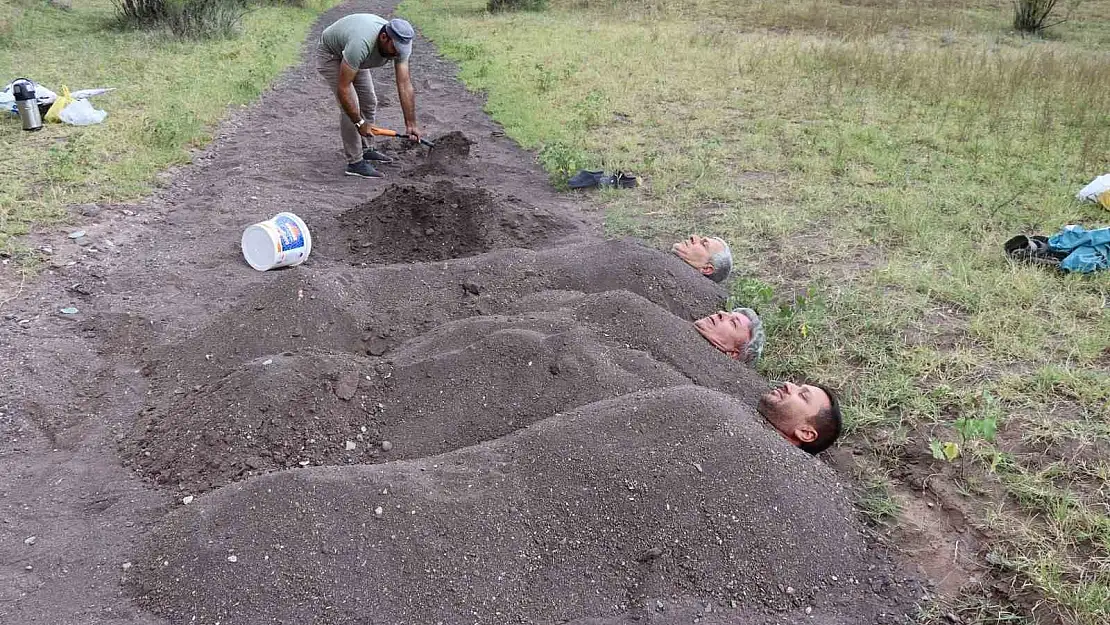 Erzurum'da Ejder deresinin kumları şifa dağıtıyor