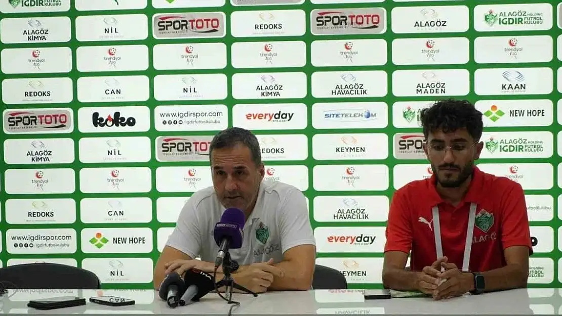 Alagöz Holding Iğdır FK-Gençlerbirliği maçının ardından