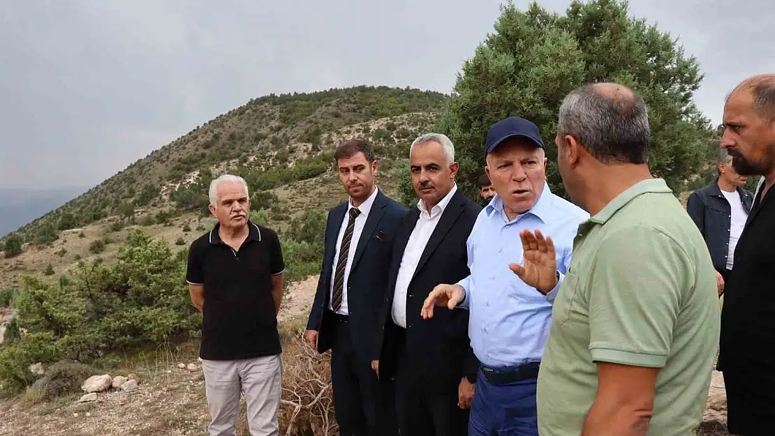 Başkan Sekmen, Oltu'da yapılan göletleri inceledi