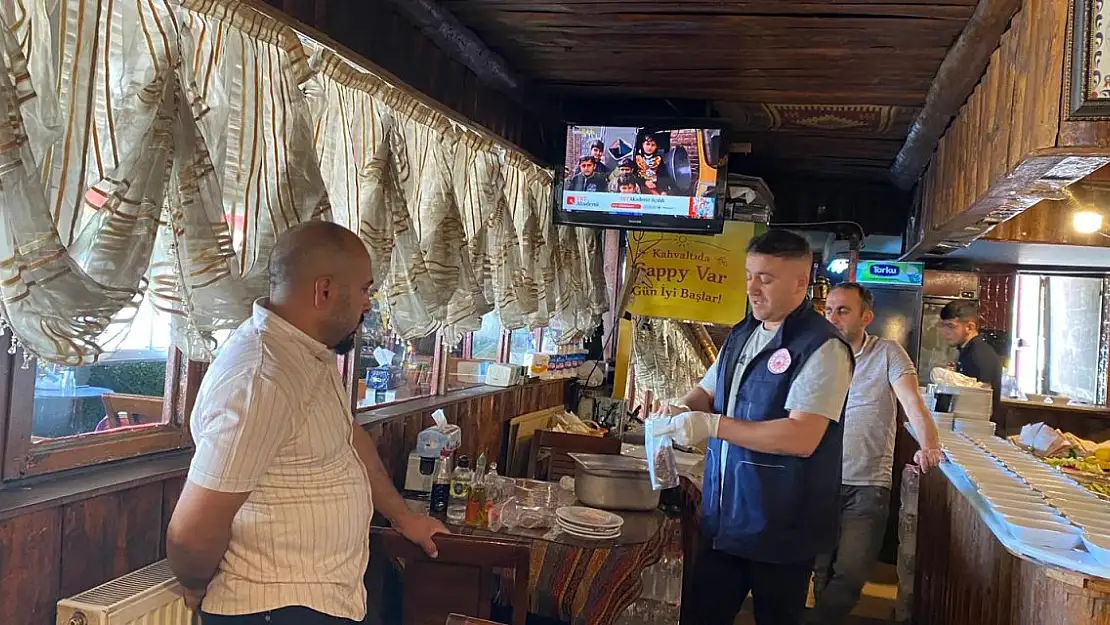 Ağrı'da yemek ve gıda denetimleri