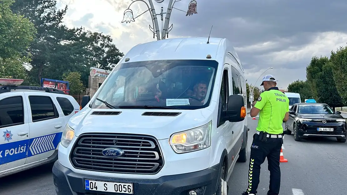 Ağrı'da Okul Servislerine Sıkı Denetim