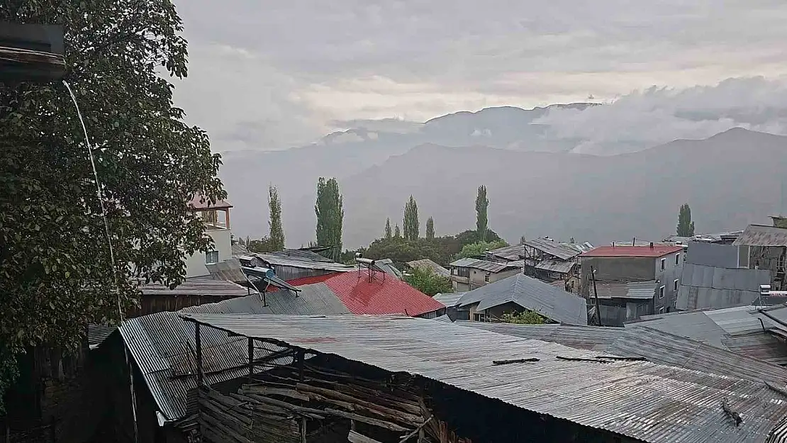 Erzurum'da sağanak yağış etkili oluyor