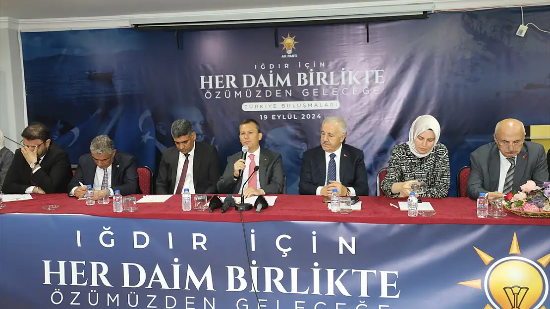 AK Parti Genel Sekreteri Fatih Şahin, Iğdır'a yapılan yatırımları anlattı