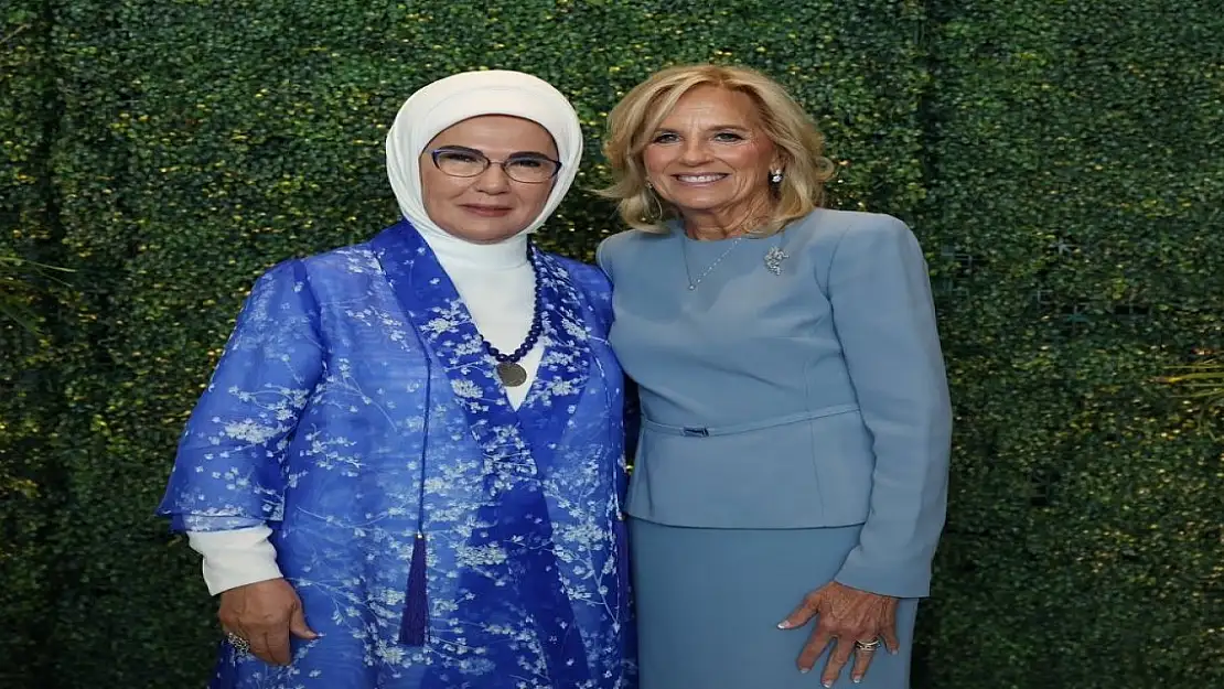 Emine Erdoğan ve ABD Başkanı Biden'ın eşi Jill Biden Bir Araya Geldi