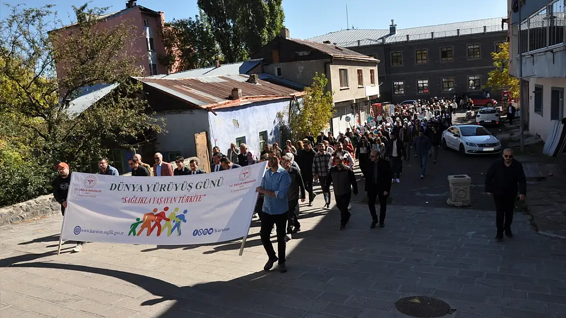 Kars'ta Dünya Yürüyüş Günü etkinliği