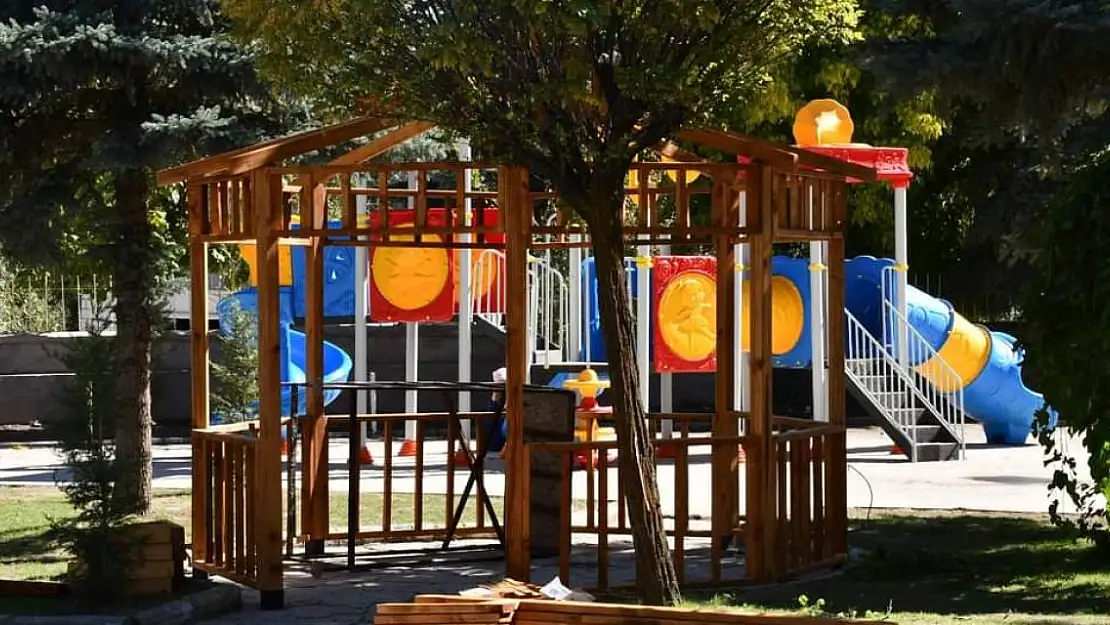 Selçuklu Parkı kendisine yakışan hale döndürüldü