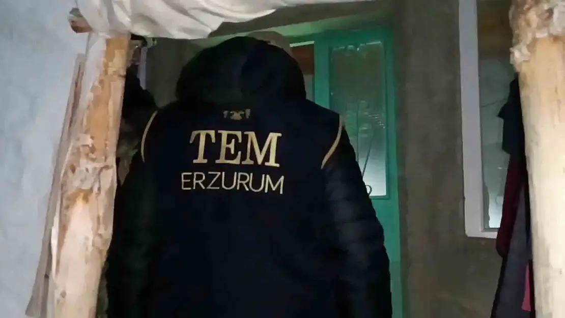 Erzurum'da terör operasyonu: 25 gözaltı