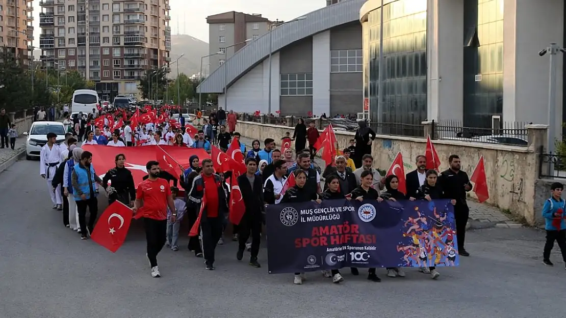 Muş'ta 'Amatör Spor Haftası' Coşkuyla Kutlandı