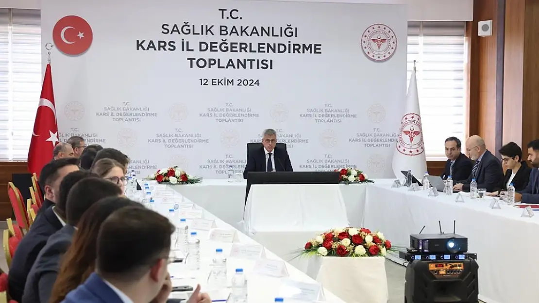 Sağlık Bakanı Kars'ta İl Değerlendirme Toplantısı'na Katıldı