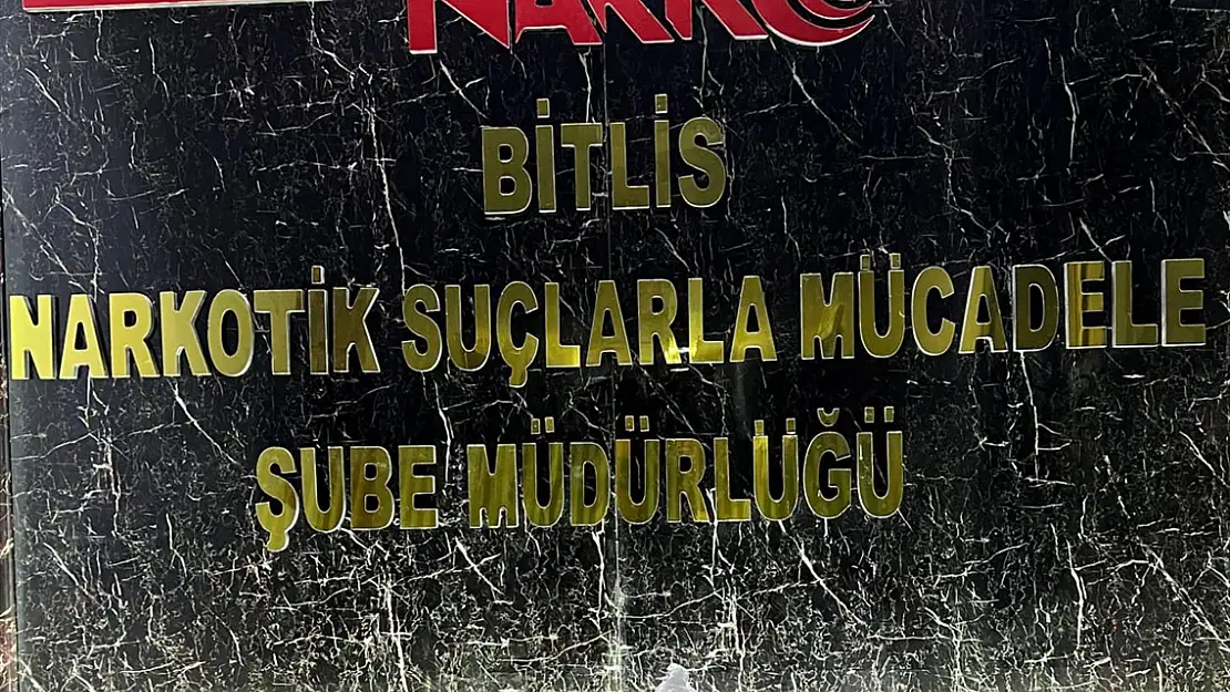 Bitlis'te uyuşturucu operasyonu: 2 tutuklama