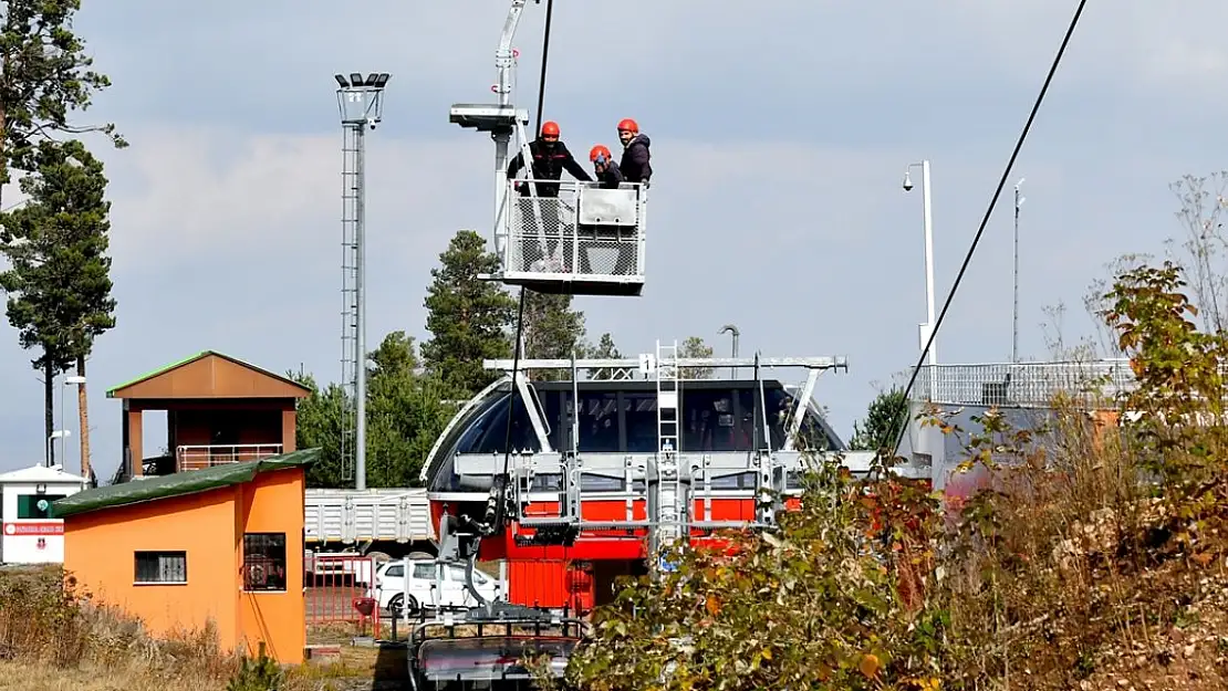 Sarıkamış Kayak Merkezi'nde Kış Hazırlıkları Tam Gaz Devam Ediyor