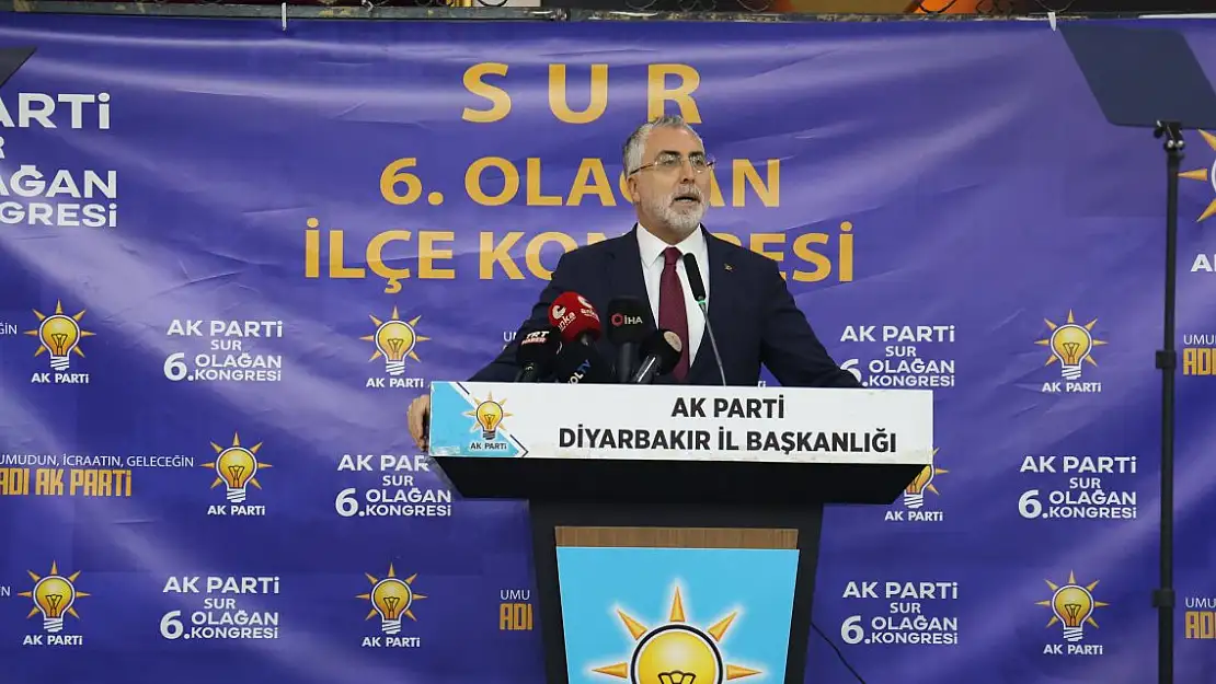 Çalışma ve Sosyal Güvenlik Bakanı Diyarbakır'da Önemli Açıklamalarda Bulundu