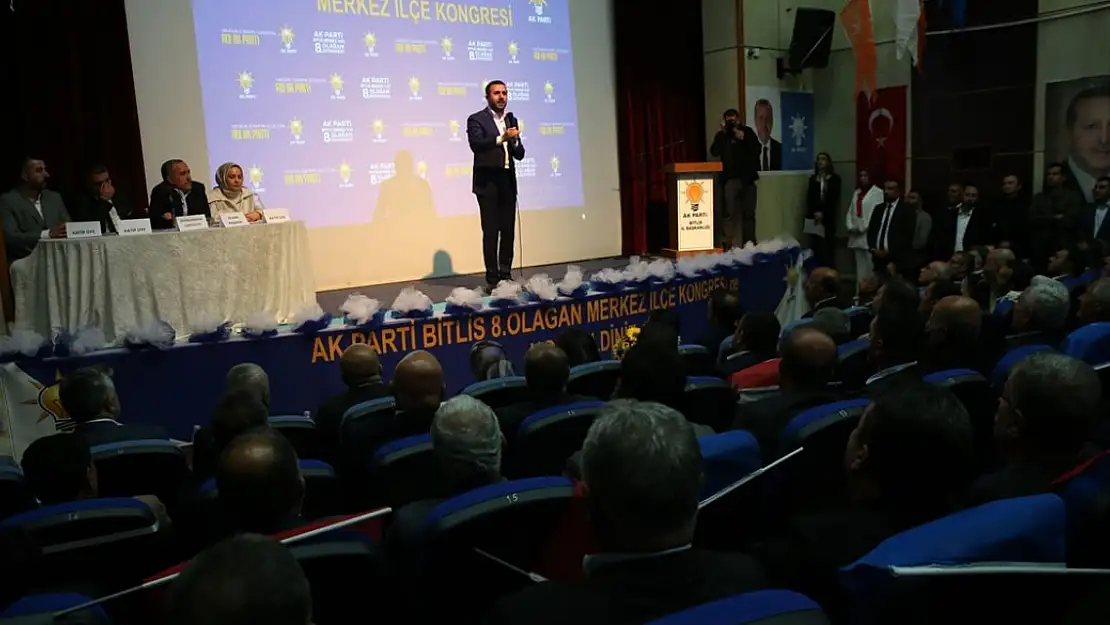 Bitlis'te AK Parti 8. Olağan Merkez İlçe Kongresi Gerçekleştirildi