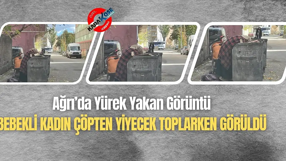 Ağrı'da Yürek Yakan Görüntü