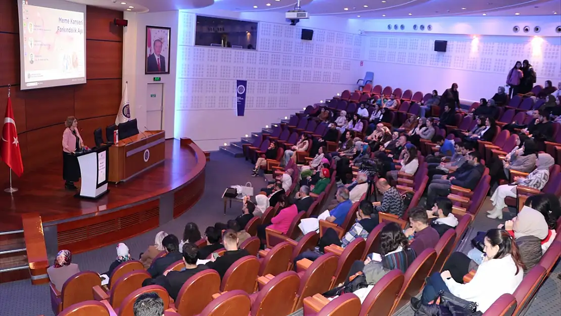 Erzurum'da 'Meme Kanseri Farkındalık Ayı' konferansı düzenlendi