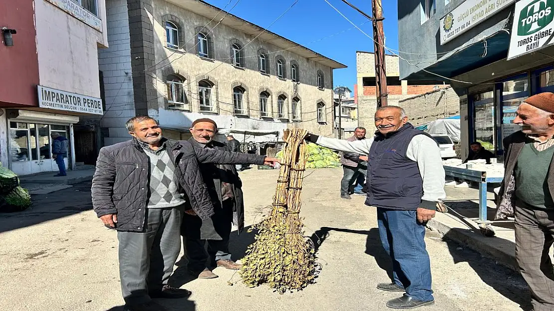 Ağrı'da çalıdan yapılan el süpürgeleri alıcı buluyor