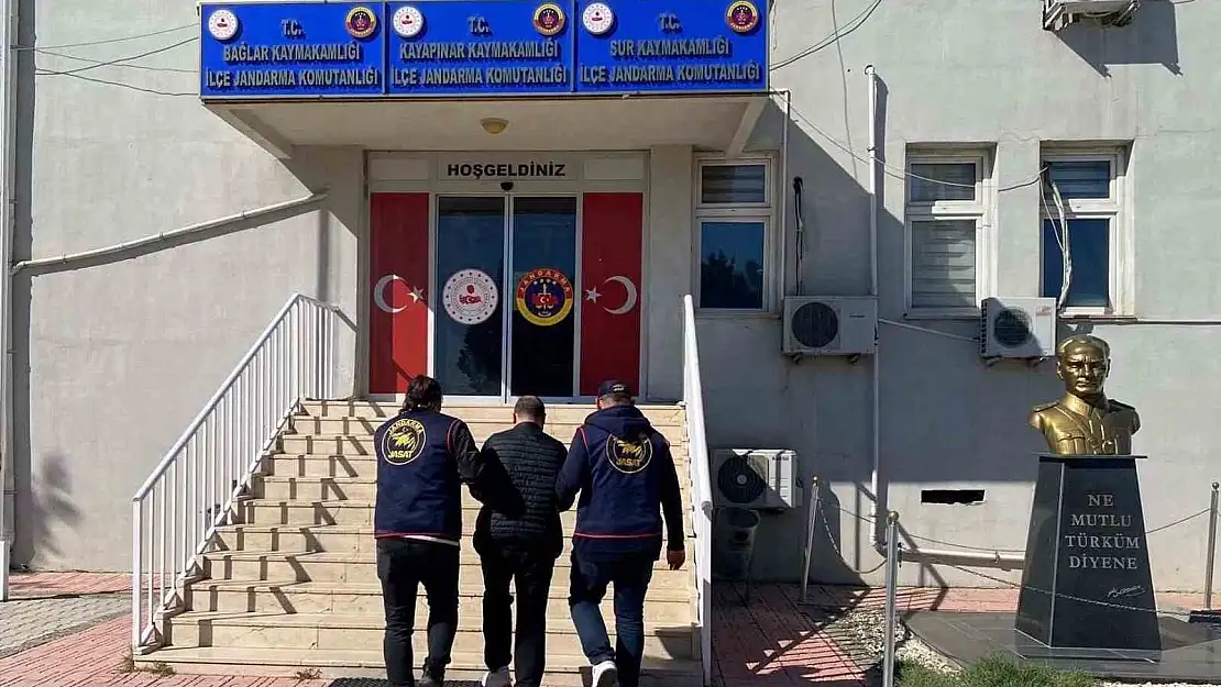 Diyarbakır'da 53 yıl hapis cezası bulunan hükümlü yakalandı