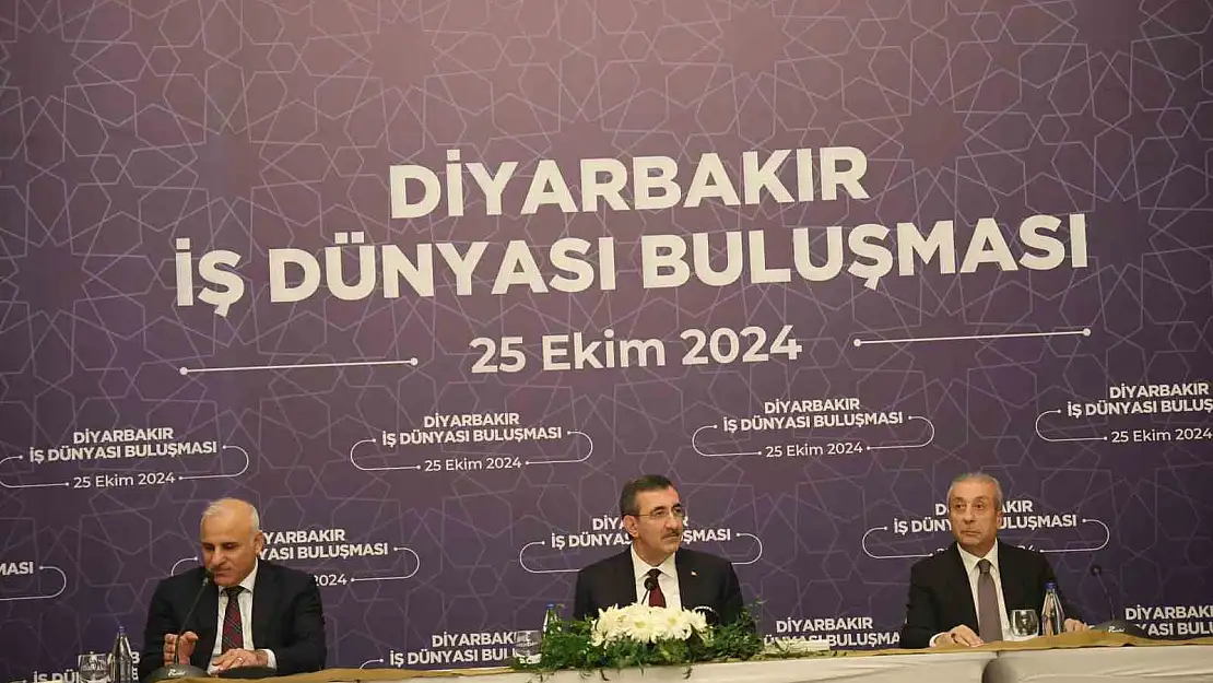 Cumhurbaşkanı Yardımcısı Yılmaz, Diyarbakır İş Dünyası Buluşması'na katıldı