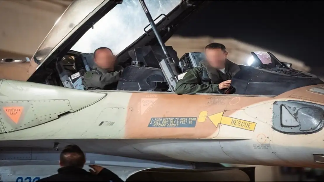 İsrail, İran Saldırısında Kullanılan F-15 ve F-16 Uçaklarını Paylaştı