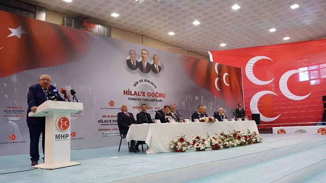 Erzurum'da MHP istişare toplantısının ilkini gerçekleştirdi