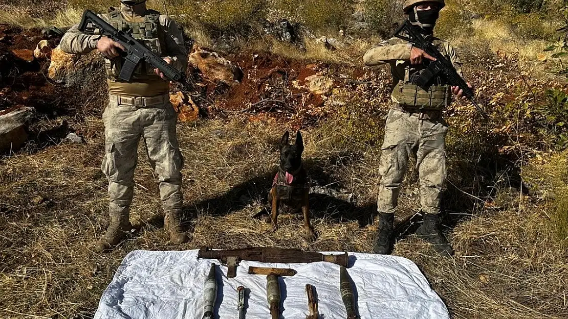 Bitlis'te patlayıcı düzeneği, silah ve mühimmat ele geçirildi