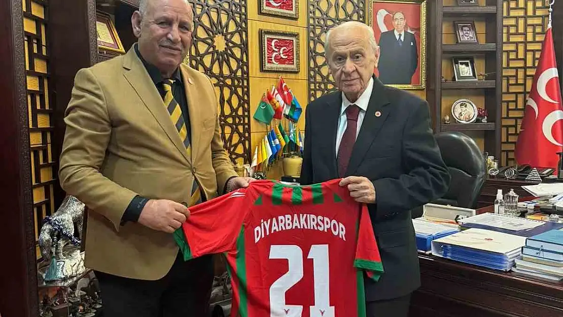 MHP Diyarbakır İl Başkanı ve Diyarbakırspor Kulüp Başkanından Bahçeli'ye ziyaret