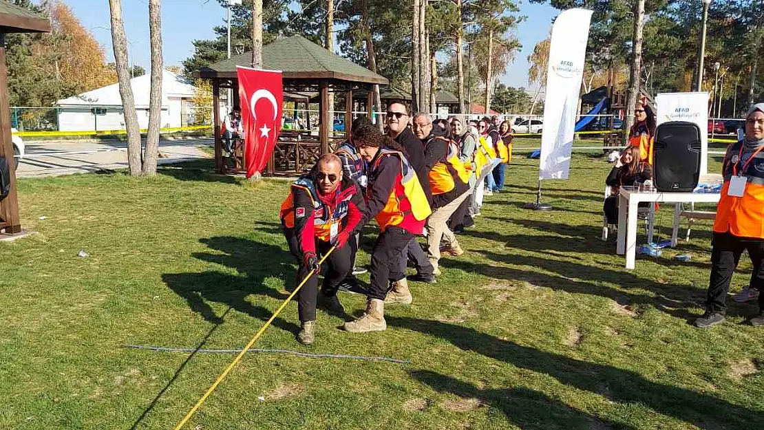 Erzurum'da AFAD Gönüllü Buluşması etkinliği eğlendirdi