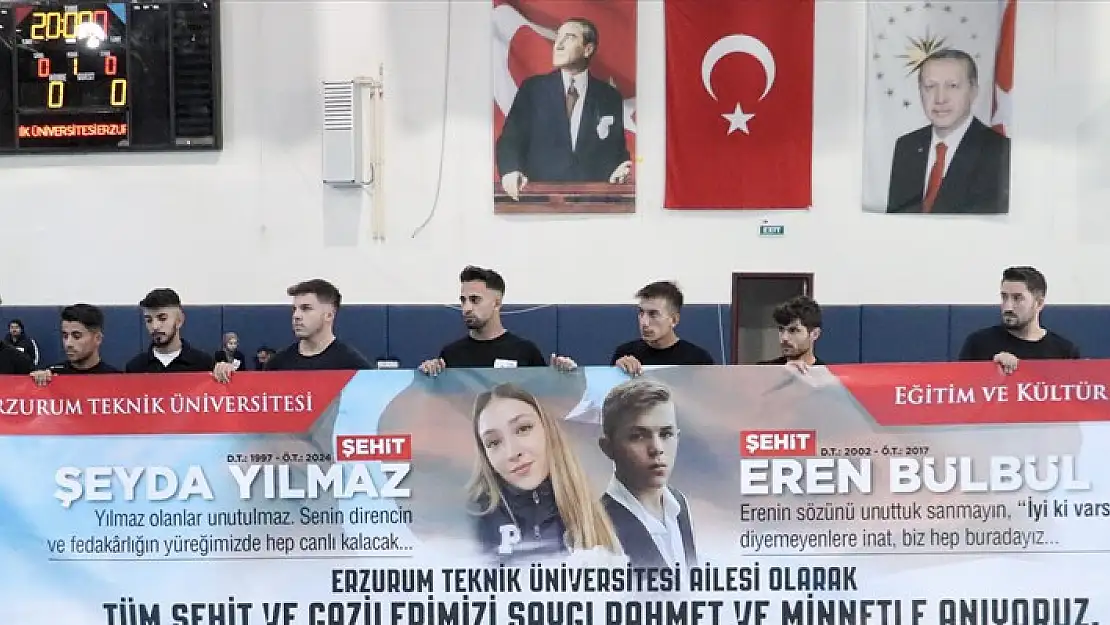 Erzurum'da Eren Bülbül ve Şeyda Yılmaz adına futsal turnuvası