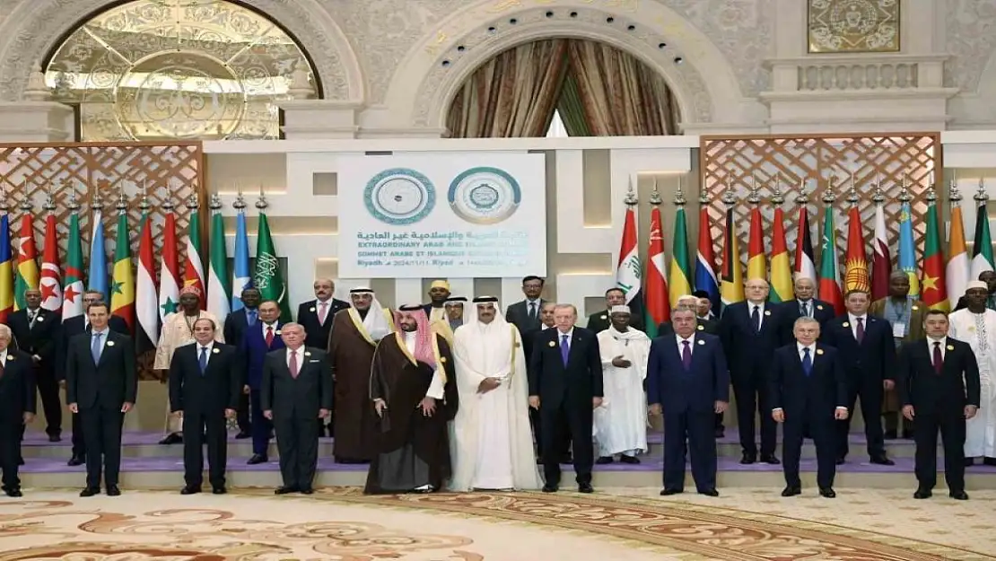 Cumhurbaşkanı Erdoğan, Riyad'da aile fotoğrafı çekimine katıldı