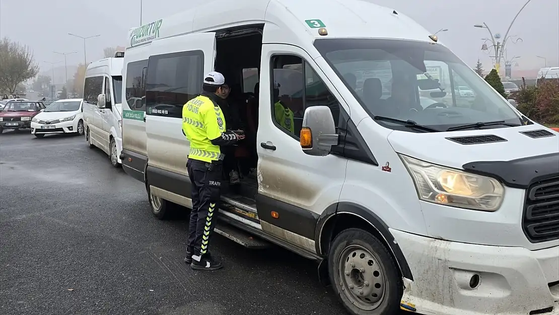 Ağrı'da okul servislerine sıkı denetim