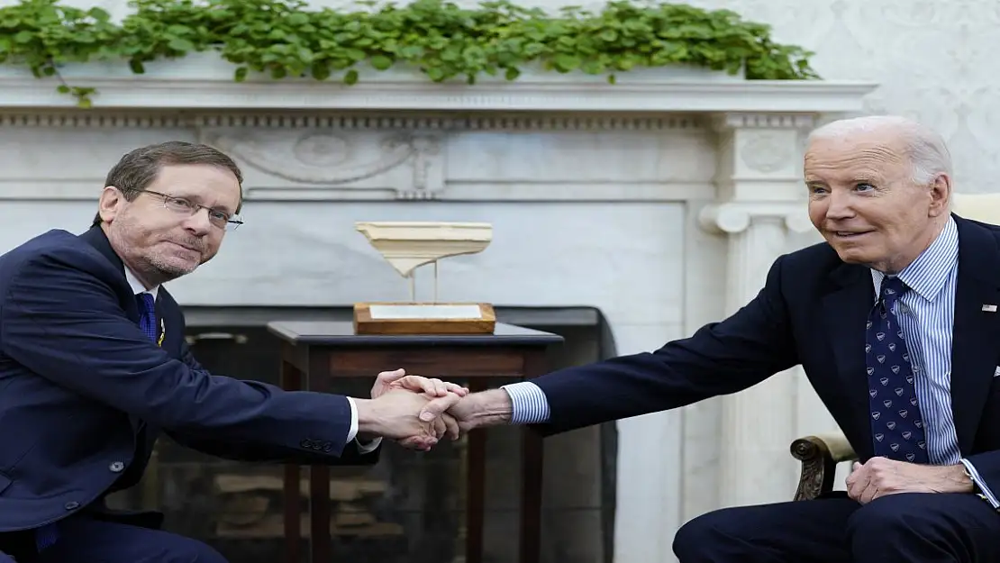 ABD Başkanı, İsrail Cumhurbaşkanı Herzog ile görüştü