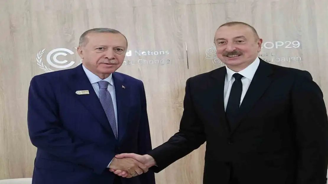 Cumhurbaşkanı Erdoğan ile Azerbaycan Cumhurbaşkanı bir araya geldi