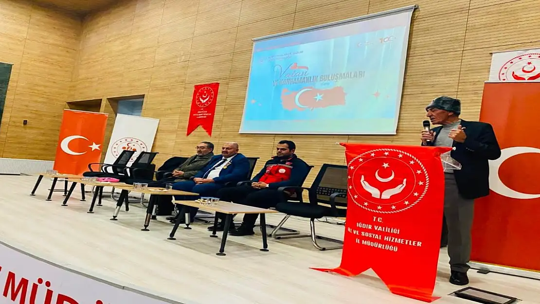 Iğdır'da Gaziler, Öğrenciler ile Buluştu