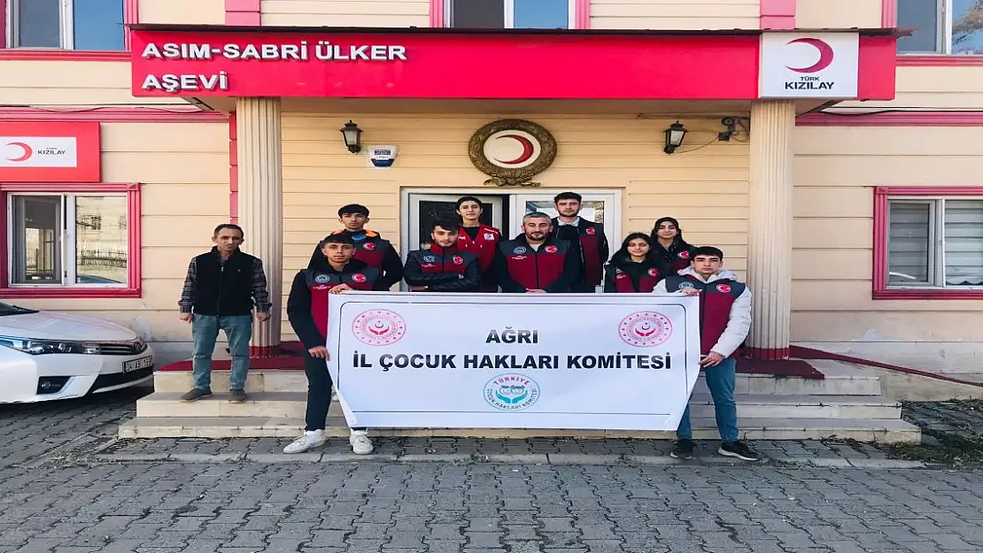 Ağrı İl Çocuk Hakları Komitesi'nden Kızılay'a Anlamlı Ziyaret