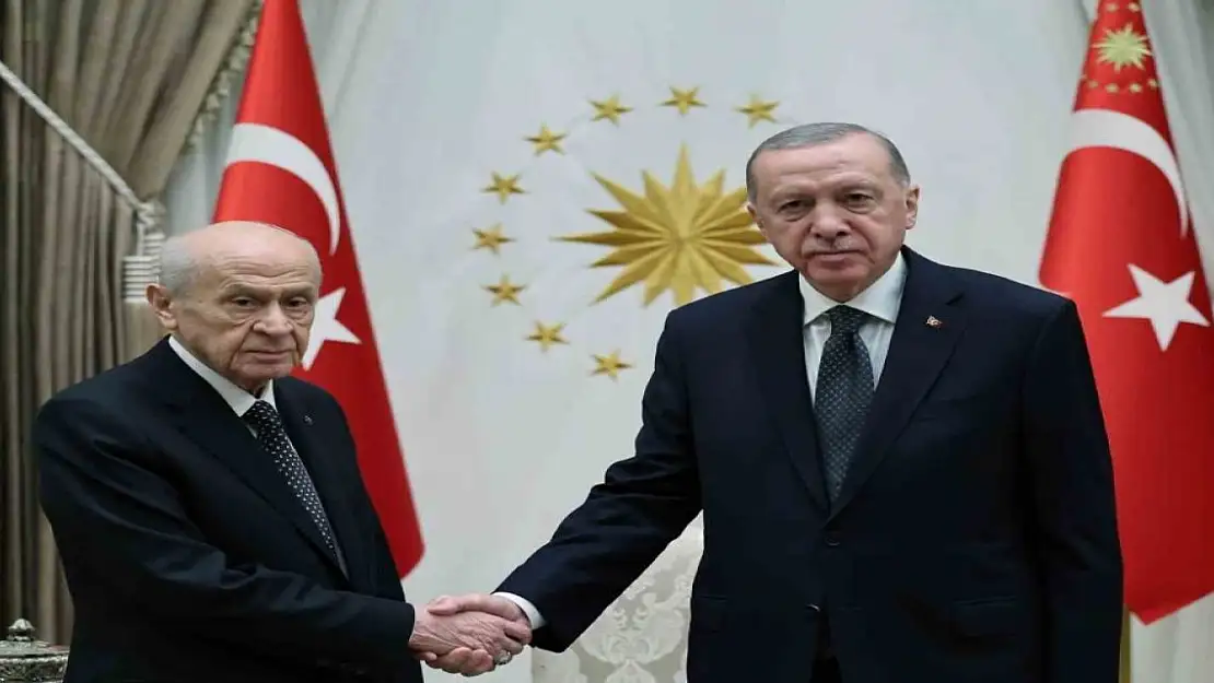 Cumhurbaşkanı Erdoğan, MHP Genel Başkanı Bahçeli ile bir araya geldi