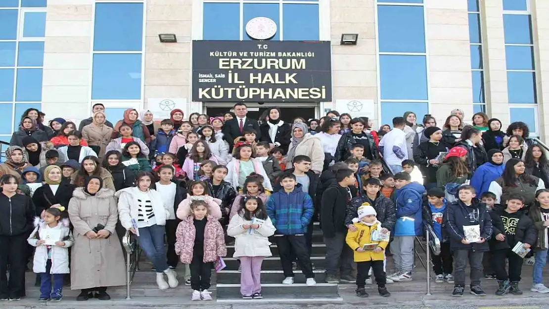 Erzurum'lu Minikler Okuyarak Büyüyor