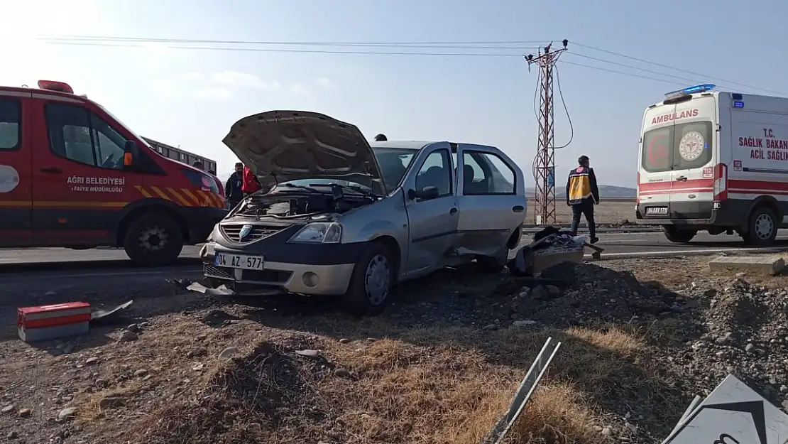 Direksiyon Hakimiyetini Kaybeden Sürücü Yoldan Çıktı