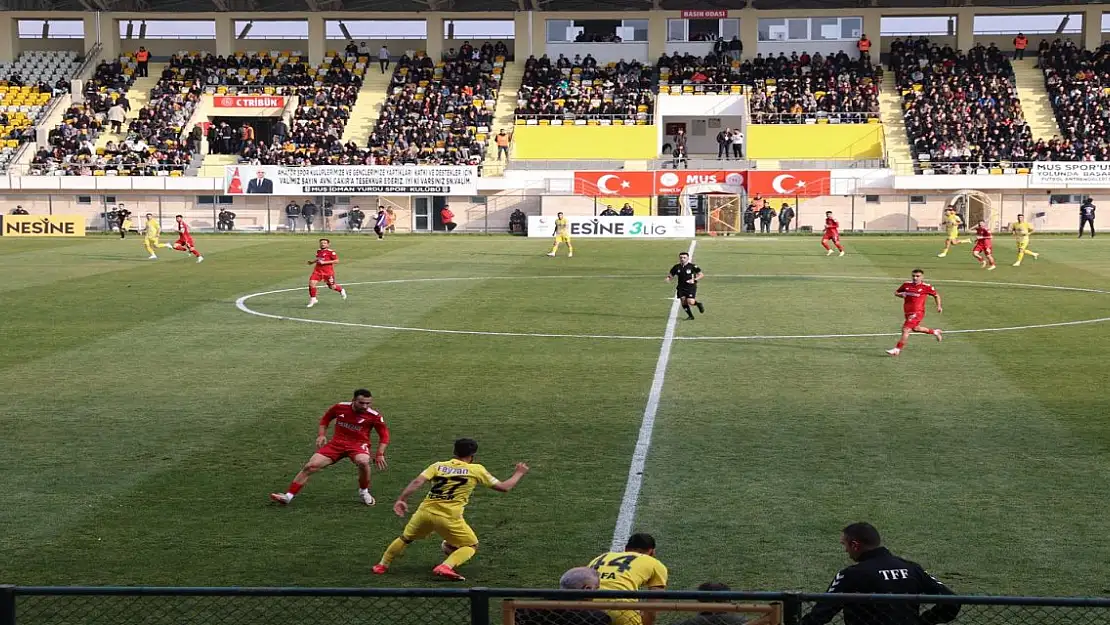 Muş Spor Sahasında Günü Berabere Kapattı