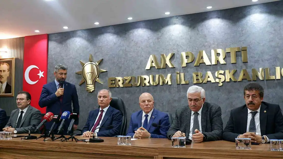 AK Parti Genel Başkan Vekili Efkan Ala, Erzurum'da gündemi değerlendirdi