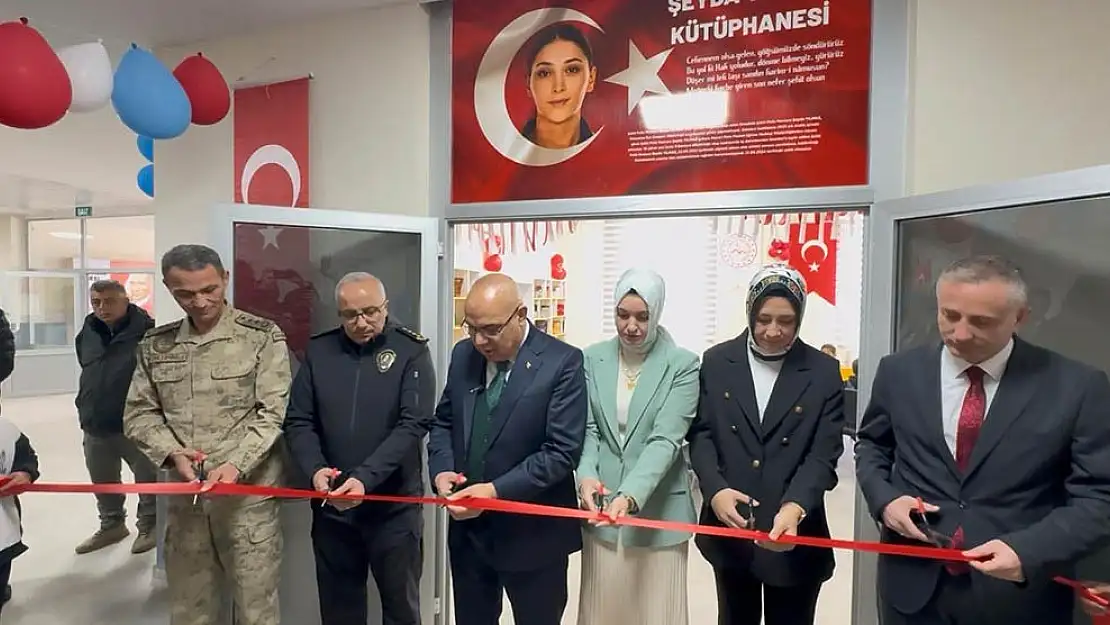 Şehit Polis Şeyda Yılmaz Kütüphanesi açıldı