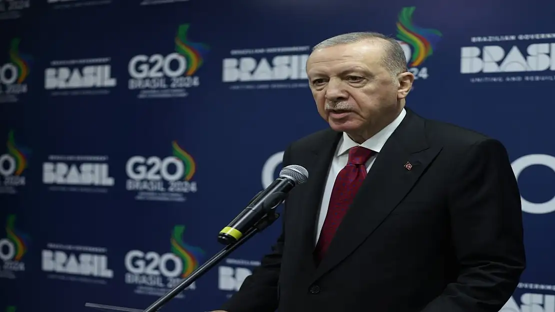 Cumhurbaşkanı Erdoğan G20 Liderler Zirvesinin Ardından Açıklamalarda Bulundu