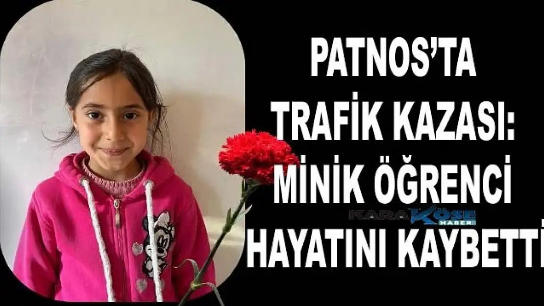 Patnos'ta Trafik Kazası: Minik Öğrenci Hayatını Kaybetti