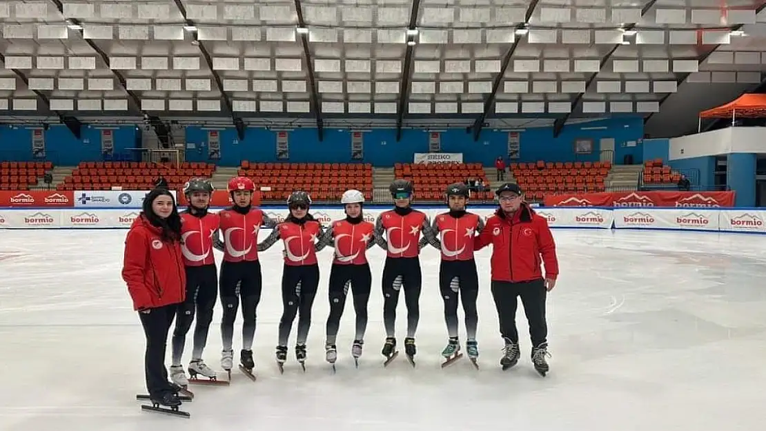 Erzurum TOHM Sporcularından Short Track'ta Tarihi Başarı