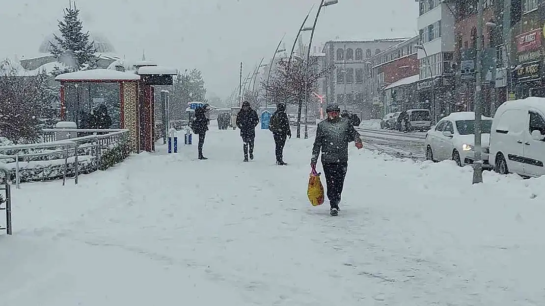 Erzurum beyaza büründü